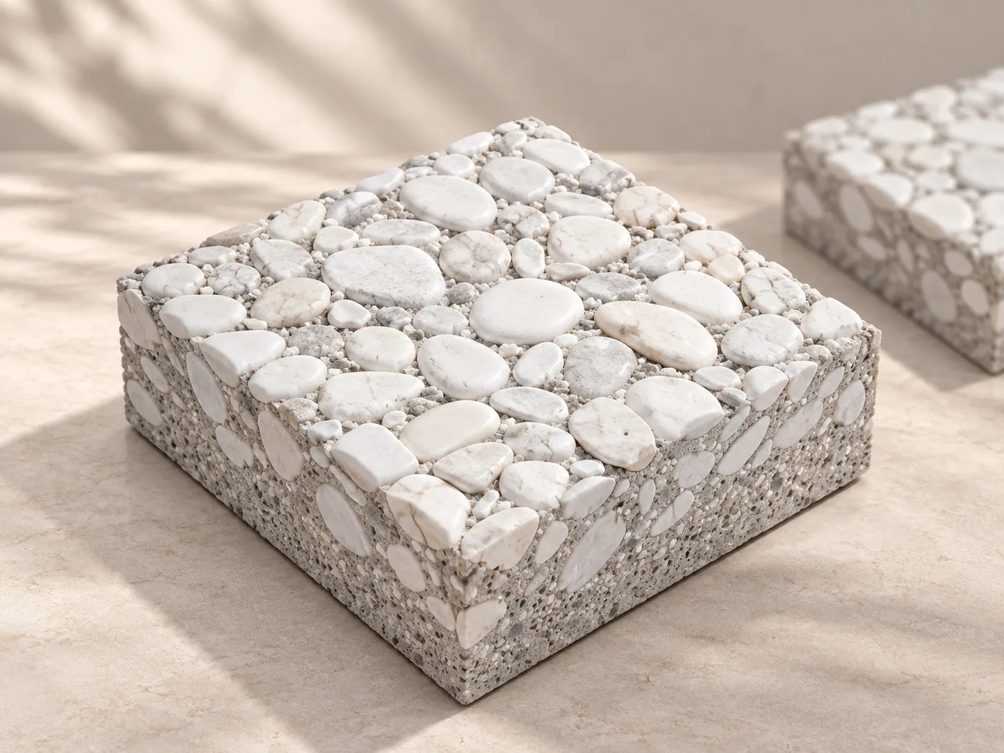 Beyaz Dolomit Washbeton